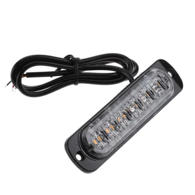 Wyz13112 12V Carro Attrezzi Sicurezza Auto Pickup Van Rimorchio 6 LED Montaggio Ad Incasso Griglia Luce di Ingombro Laterale Kit Luce Stroboscopica di Emergenza