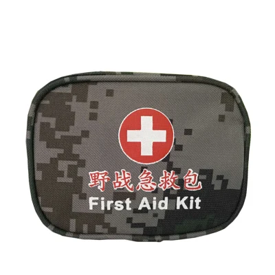 Kit di pronto soccorso medico per cure di emergenza dell'esercito militare da campo mimetico personalizzato